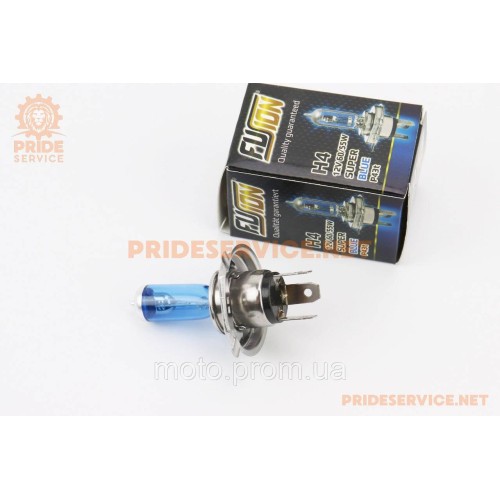 Лампа фари галоген H4 P43T 12V 60/55W Super White