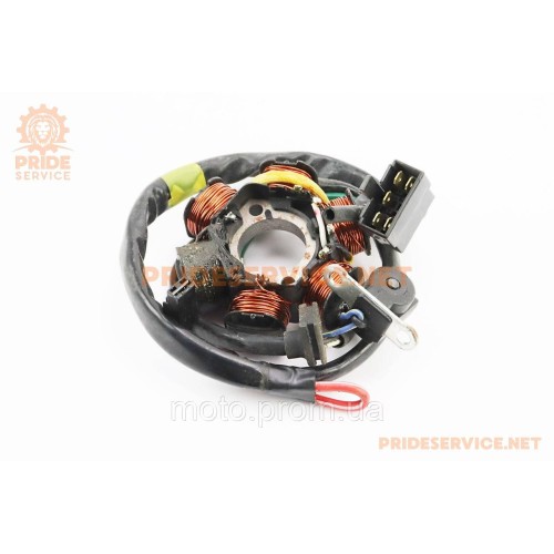 Статор магнето (генератора) Honda DIO AF18/27 (6 котушок роз'єм 