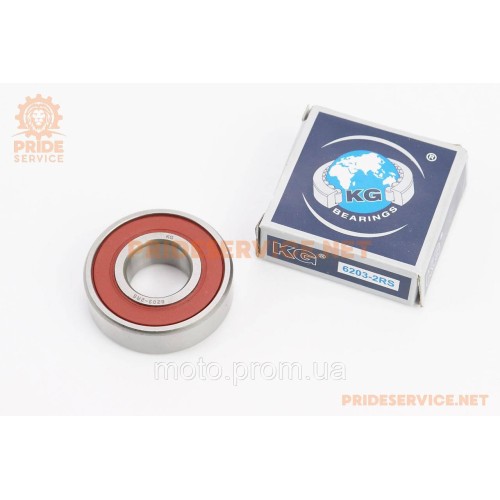 Підшипник 6203 2RS (17x40x12) панелі демпферної JH, Індія