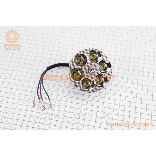 УЦЕНКА DELTA Фары круглой внутренняя часть 6-LED с габаритными диодами, 80мм, TUNING (не горит несколько