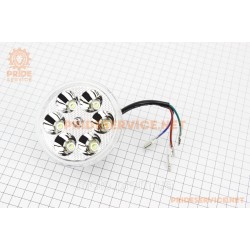 УЦІНКА DELTA Фари круглої внутрішня частина 6-LED з обідком, 80мм (не горить кілька діодів) УЦІНКА DELTA Фари круглої внутрішня частина 6-LED з обідком, 80мм (не горить кілька діодів)