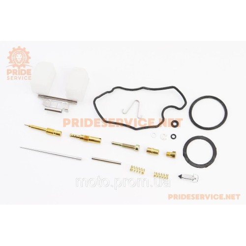 Ремонтный комплект карбюратора 125-150cc, 18 деталей+поплавок