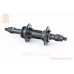 Втулка задняя MTB алюминиевая 14Gx36H под вольнобег, V-brake, крепл. гайка, чёрная FB-A201R