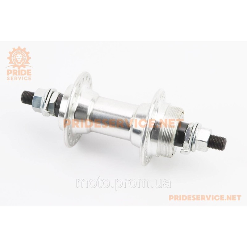Втулка передняя MTB алюминиевая 14Gx36H, Disk-brake (резьба), крепл. гайка