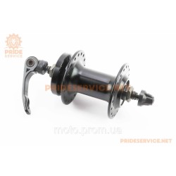 Втулка передня MTB алюмінієва 14Gx36H, Disk-brake, кріпл. ексцентрик, чорна SF-B07F Втулка передня MTB алюмінієва 14Gx36H, Disk-brake, кріпл. ексцентрик, чорна SF-B07F