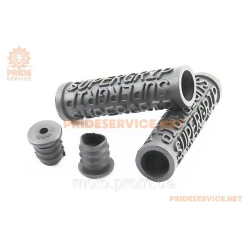 Ручки руля 100мм, чёрные PVC-111B