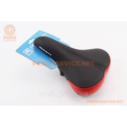 Сидіння MTB 255x180мм, чорно-червоне AVY-6753 Сидіння MTB 255x180мм, чорно-червоне AVY-6753
