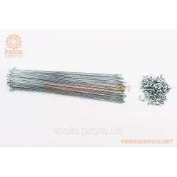 Спица 14Gx262мм (100шт к-кт), хром Спица 14Gx262мм (100шт к-кт), хром