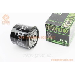 Фильтр масляный HF138 (M20x1) Aprilia RSV 1000/Suzuki GSF1200 Bandit/Suzuki GSX-R1300 Hayabusa, SUZUKI AN650 Фильтр масляный HF138 (M20x1) Aprilia RSV 1000/Suzuki GSF1200 Bandit/Suzuki GSX-R1300 Hayabusa, SUZUKI AN650