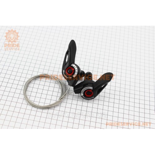 Переключатели (манетка) 3x6 скоростей, чёрные SL-TZ 500