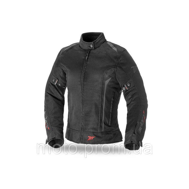Жіноча літнє мотокуртка SEVENTY SD-JT36 TOURING WOMAN BLACK/GRAY (XS) L XS