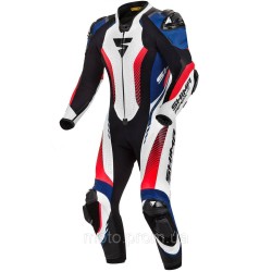 Суцільний комбінезон SHIMA Apex RS White Blue Red XXXL Суцільний комбінезон SHIMA Apex RS White Blue Red XXXL