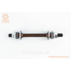 Вісь передня MTB М10х140мм, кріпл. гайка чорна KT-260