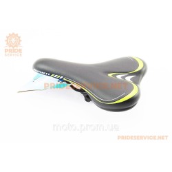Сидіння MTB 265x155мм, чорно-зелене AVY-6628 Сидіння MTB 265x155мм, чорно-зелене AVY-6628