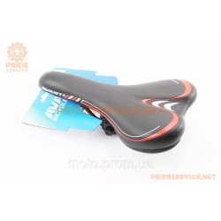 Сидіння MTB 265x155мм, чорно-червоне AVY-6628 Сидіння MTB 265x155мм, чорно-червоне AVY-6628