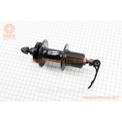 Втулка задня MTB алюмінієва 14Gx36H під касету 8-11зв, Disk-brake, 2 пром-підшипники 6200 2RS, кріпл. ексцентрик, чорна FB-A282RBQ Втулка задня MTB алюмінієва 14Gx36H під касету 8-11зв, Disk-brake, 2 пром-підшипники 6200 2RS, кріпл. ексцентрик, чорна FB-A282RBQ
