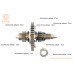 Диференціал у зборі Z-47, Z-15x16, Z-11, Z-18 JR-Q12E (120-1), із блокуванням (можливий наліт)