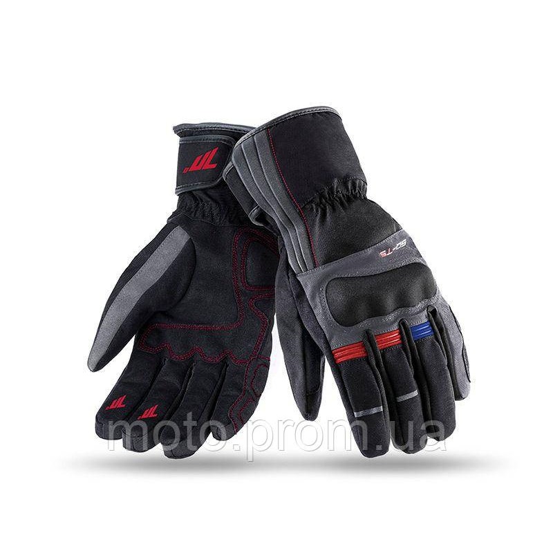 Мотоперчатки теплые Seventy T5 Black Red Blue L XXL