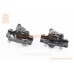 Тормоз Disk-brake передний (F160/R140мм)+задний (F180/R160мм), диски 160мм, крепл. 6 болтов, чёрный DX-2019