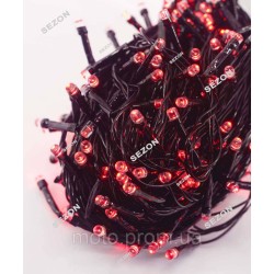 300 Led чорний провід, червоний