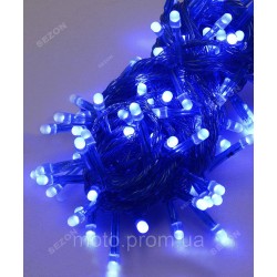100 LED ОДНОТОН синій