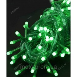 100 LED ОДНОТОН зелений