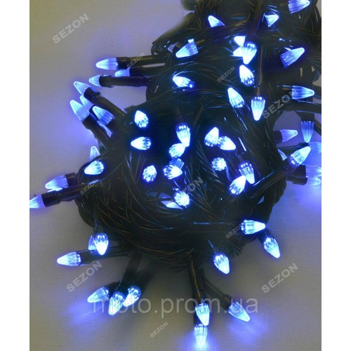 КОНУС 500 LED, синій   (чорний провід)