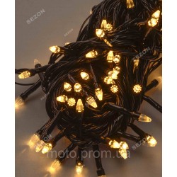 КОНУС 500 LED, теплий білий (чорний провід)