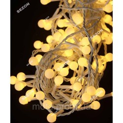 Кульки 10мм 200 LED 10м білий провід, білий теплий Кульки 10мм 200 LED 10м білий провід, білий теплий