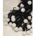 Кульки 18мм 40 LED, 7м+ перехідник, білий