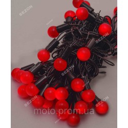 Кульки 18мм 40 LED, 7м+ перехідник, червоний Кульки 18мм 40 LED, 7м+ перехідник, червоний