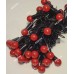 Кульки 18мм 40 LED, 7м+ перехідник, червоний