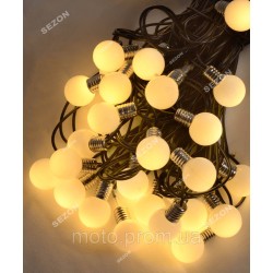 ЛАМПОЧКИ 25мм 30 LED, 7м+ перехідник, теплий білий ЛАМПОЧКИ 25мм 30 LED, 7м+ перехідник, теплий білий