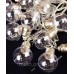 ЛАМПОЧКИ 40мм, 20 LED, 7м, білий теплий