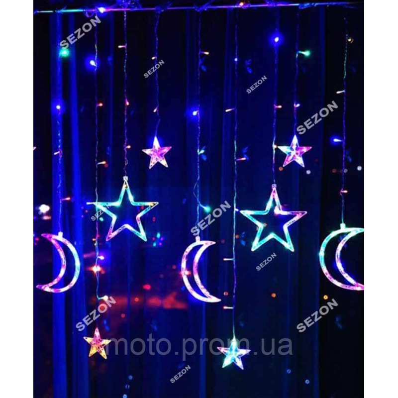 Штора- зорепад 12шт, 3м*1м мульті (20)