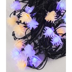 Фігурки 40 LED ШИШКА 7м+ перехідник жовто-синя Фігурки 40 LED ШИШКА 7м+ перехідник жовто-синя