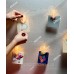 Фігурки 12 LED, ПРИЩІПКА- СЕРДЕЧКО, 5м+ перехідник, теплий білий
