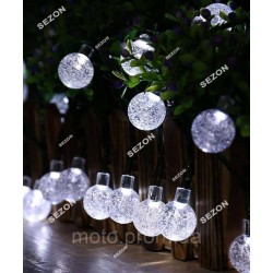 Вуличні фігурки 40 LED КУЛЬКИ ПРОЗОРІ 25mm, 8m білий Вуличні фігурки 40 LED КУЛЬКИ ПРОЗОРІ 25mm, 8m білий