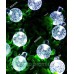 Вуличні фігурки 40 LED КУЛЬКИ ПРОЗОРІ 25mm, 8m білий