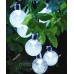 Вуличні фігурки 40 LED КУЛЬКИ ПРОЗОРІ 25mm, 8m білий