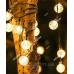 Вуличні фігурки 40 LED КУЛЬКИ ПРОЗОРІ 25mm, 8m білий теплий