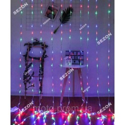 Водоспад 144 LED 1,5м*1.5м, мульті Водоспад 144 LED 1,5м*1.5м, мульті