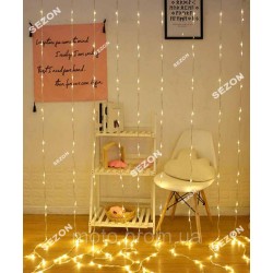 Водоспад 144 LED 1,5м*1.5м, теплий білий Водоспад 144 LED 1,5м*1.5м, теплий білий