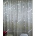 Бахрома 80 LED 2м*0.5м прозорий провід, білий