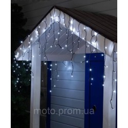 Штора-дощик КОНУС 200 LED черн/пров 5м*0.6м, білий Штора-дощик КОНУС 200 LED черн/пров 5м*0.6м, білий