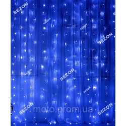 Штора 120 LED 1.8м*1.2м, синій Штора 120 LED 1.8м*1.2м, синій