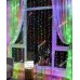 Штора 240 LED 3м*1,5м, (20 ліній) мульті