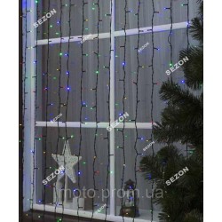 Штора 400LED 6м*1,5м мульті Штора 400LED 6м*1,5м мульті