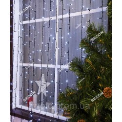 Штора 400LED 6м*1,5м білий Штора 400LED 6м*1,5м білий