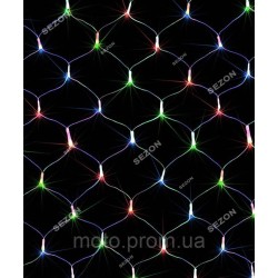 Сітка 160 LED 2м*1,5м, мульті